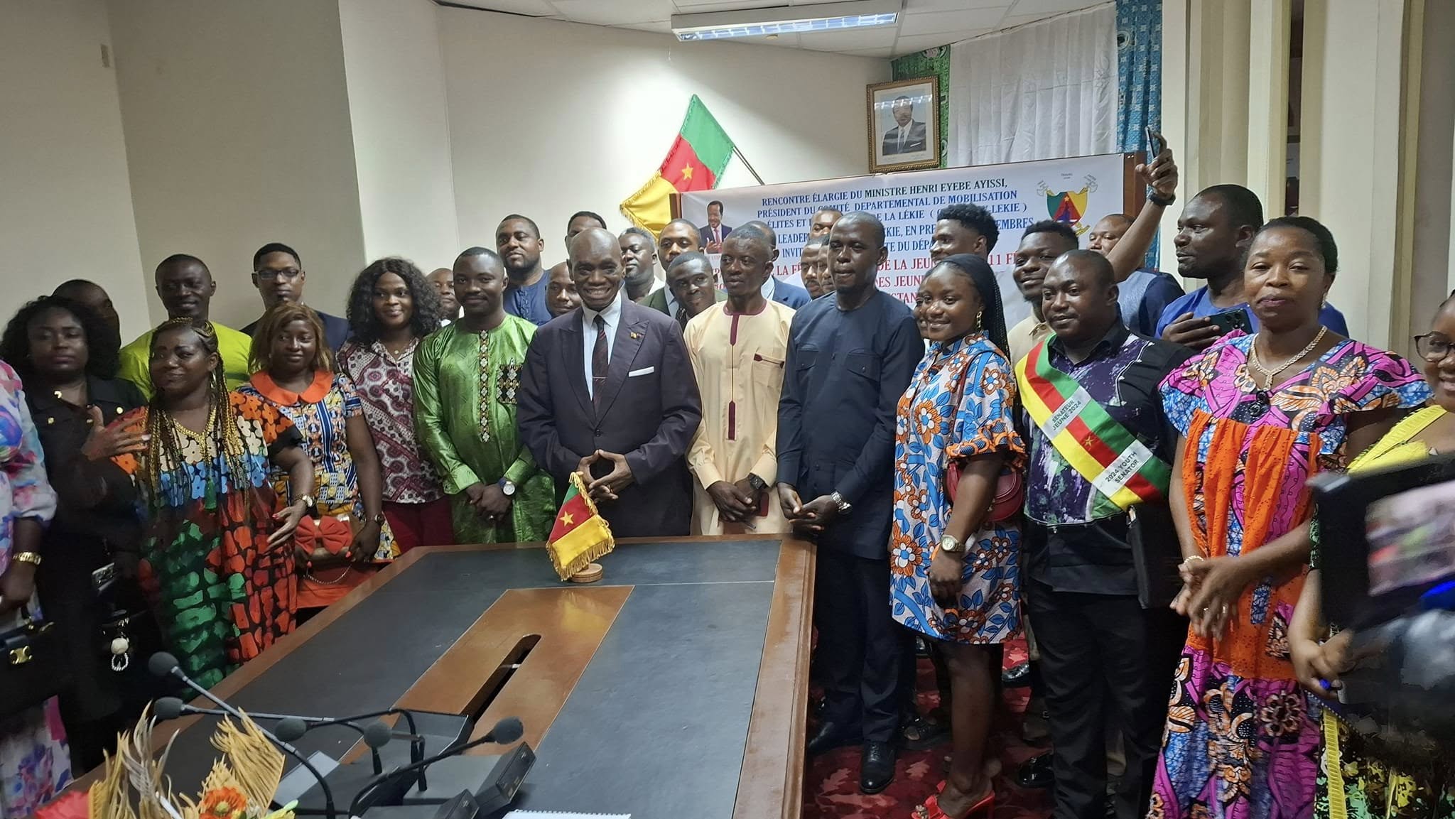 <strong>Formation professionnelle et auto-emploi décent: le Ministre Henri Eyebe Ayissi met en place un fonds départemental de 30 millions de Fcfa pour l’accompagnement des initiatives des jeunes de la Lékié</strong>